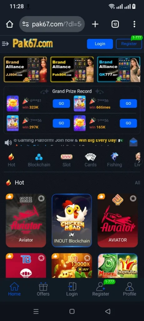 PK67 Game apkspribe.com