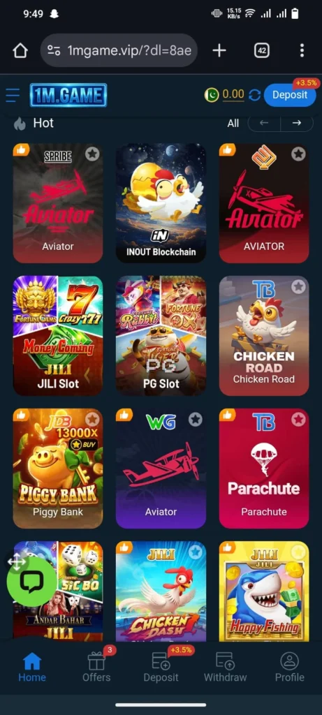 1M Game apkspribe.com