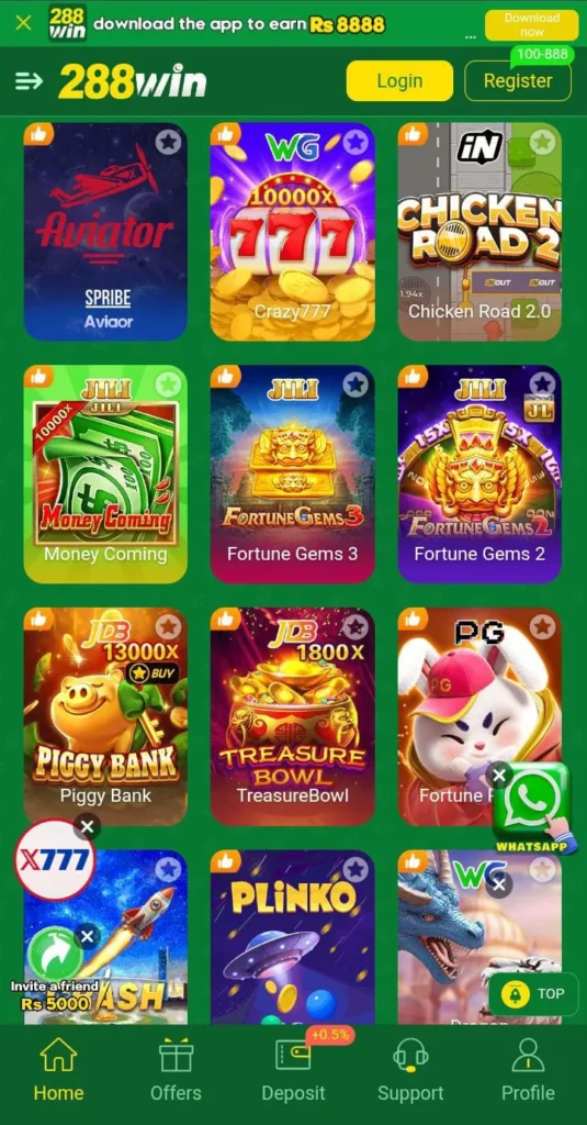 288 Win Game apkspribe.com